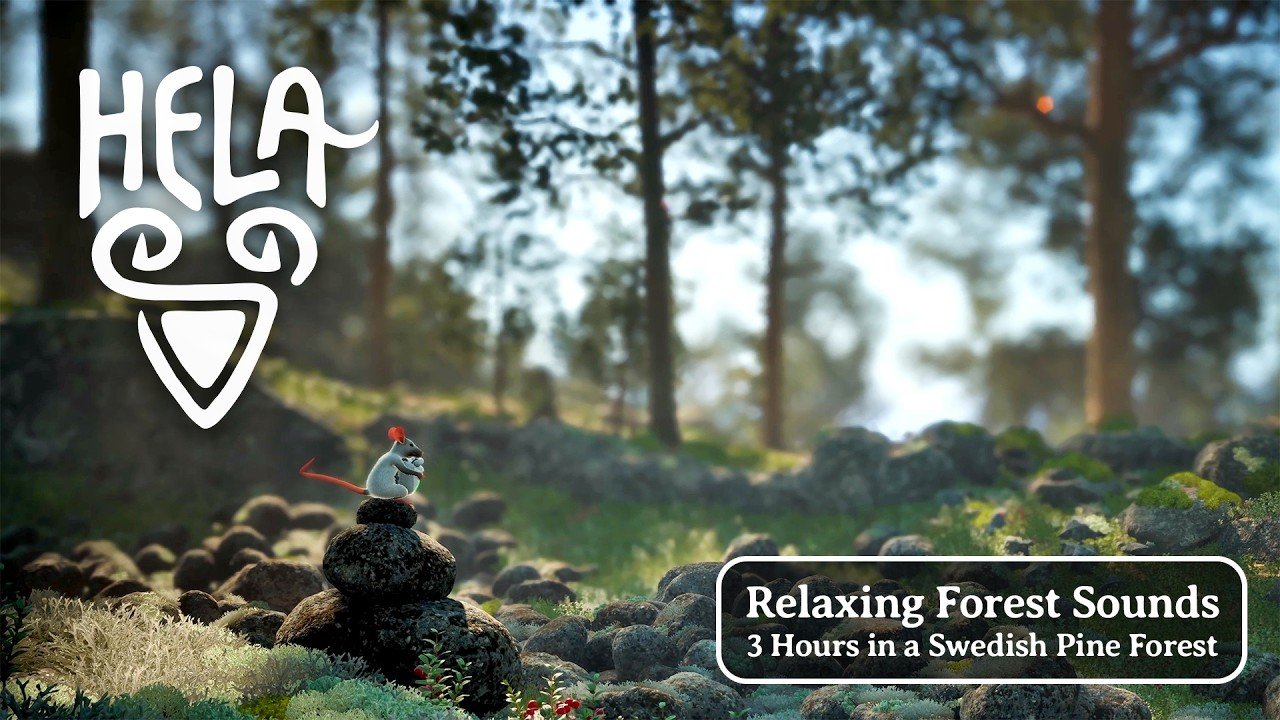 Hela: of Mice & Magic | Relaxing Forest Sounds 🌲 3 Hours in a Swedish Forest (4K Ambient Nature)