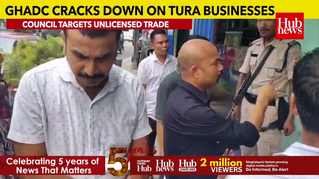 GHADC cracks down unlicensed businesses, seals several shops in Tura