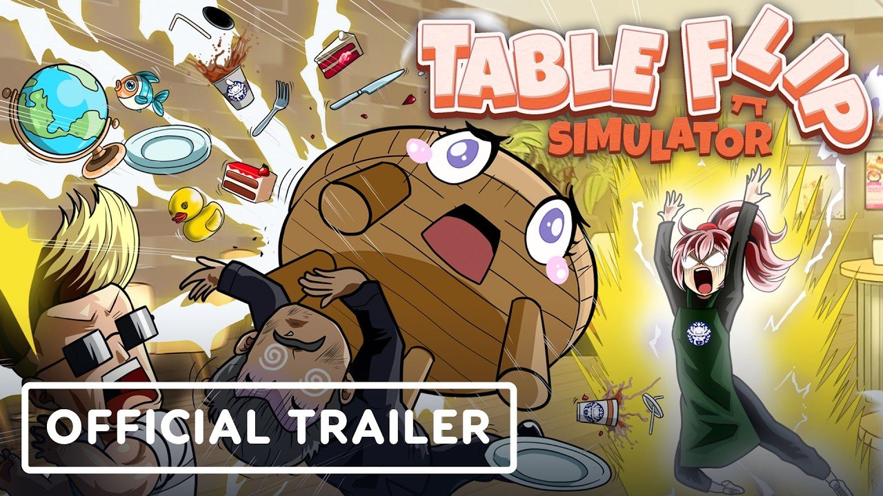 Table Flip Simulator - Official Release Date Reveal Trailer