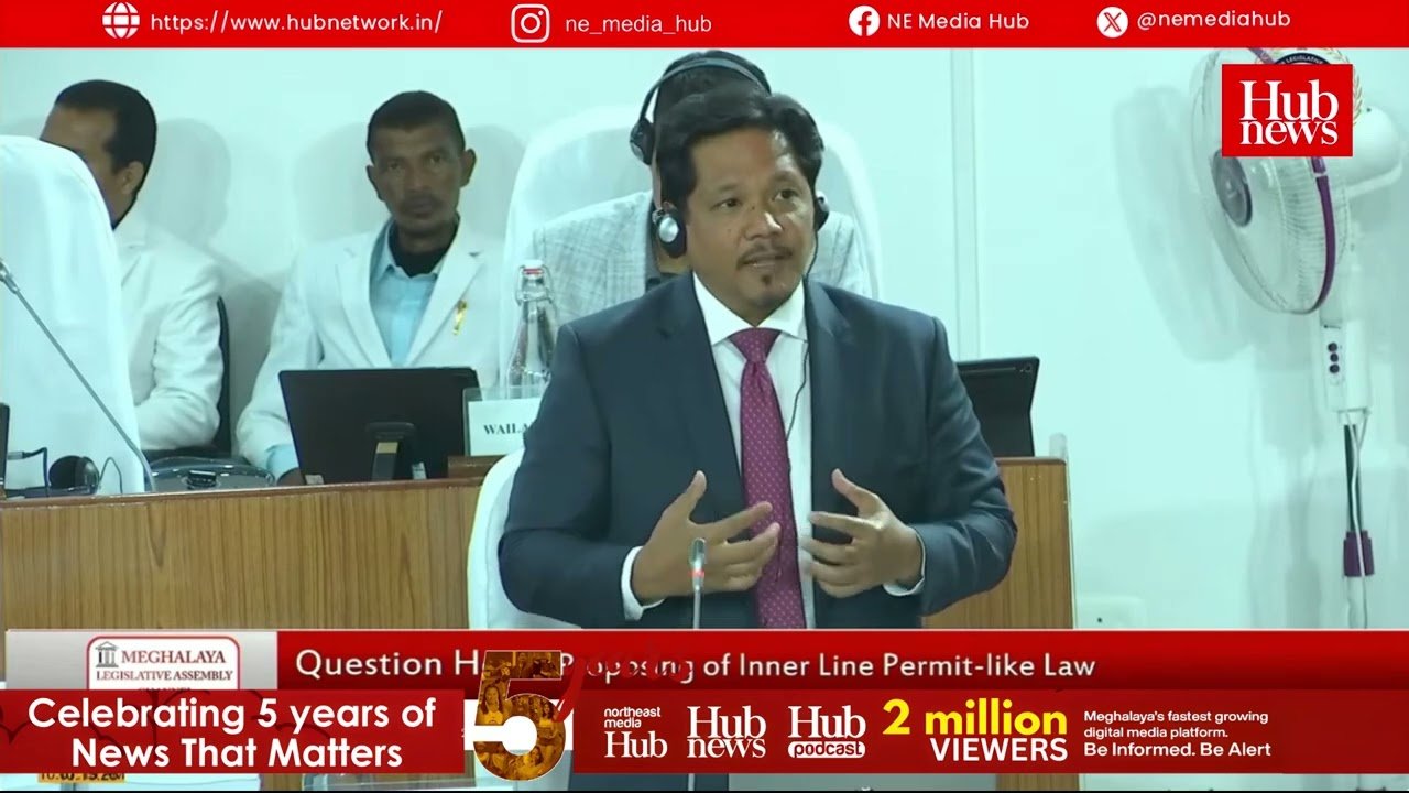 Meghalaya Pursues ILP-Like Status via New Immigration & Foreigners Act: CM Conrad Sangma