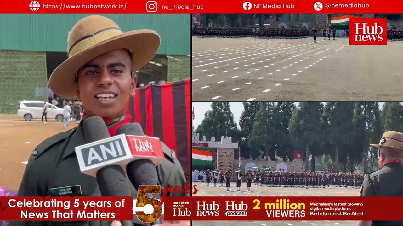 Assam Regimental Centre conducts grand passing out parade for 726 agniveers in Shillong