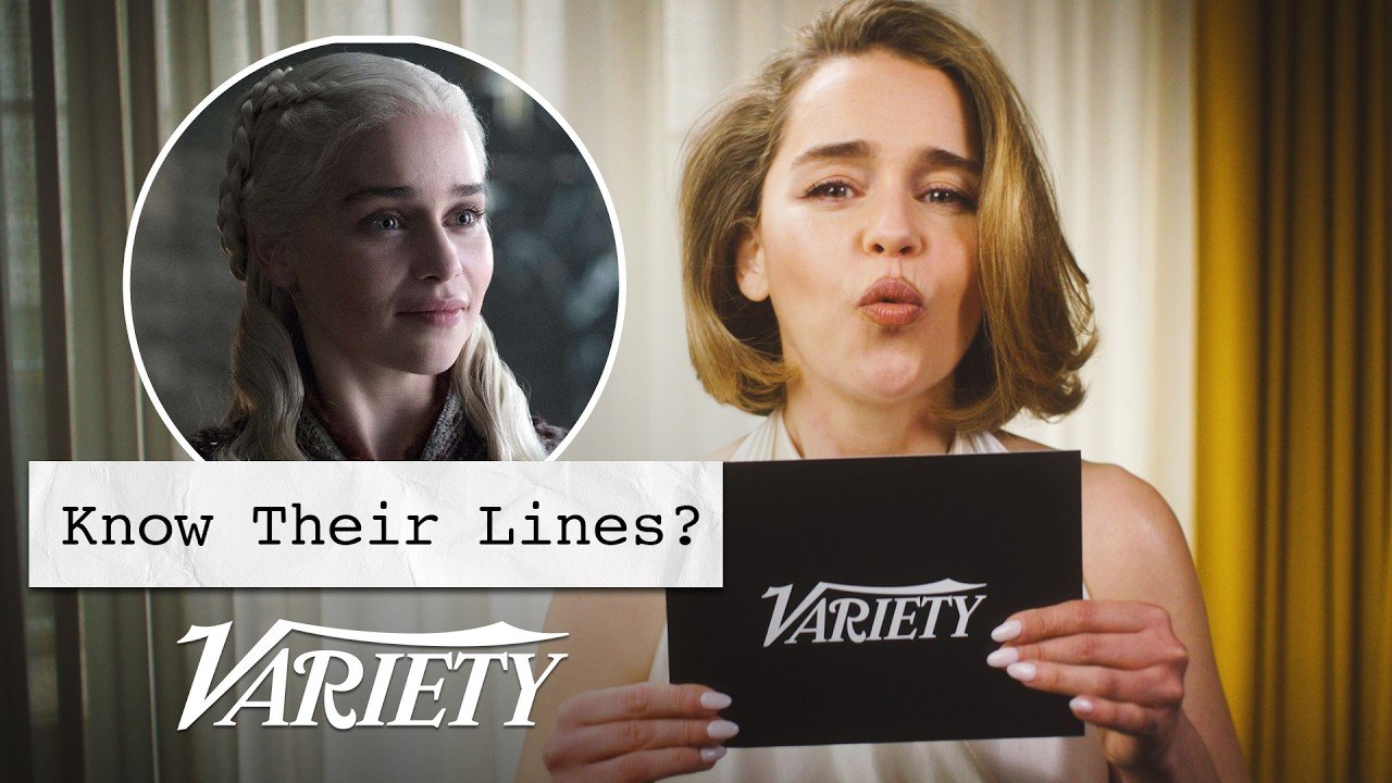 Does Emilia Clarke Know Her Lines?