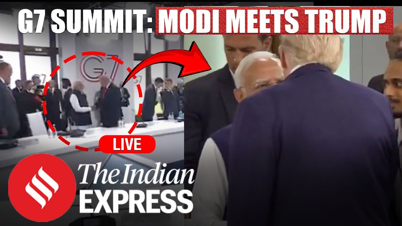 LIVE: Narendra Modi and Donald Trump Share Warm Exchange at G7 Summit