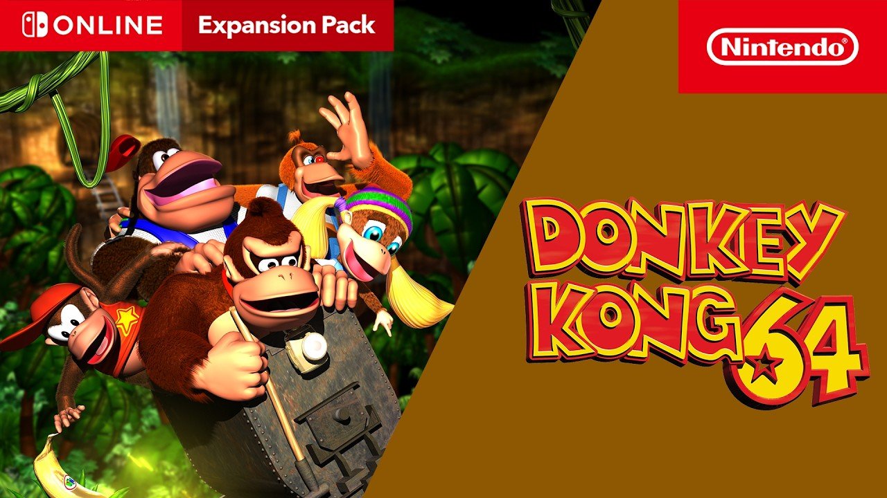 Donkey Kong 64 – Nintendo 64 – Nintendo Classics – Nintendo Switch Online + Expansion Pack