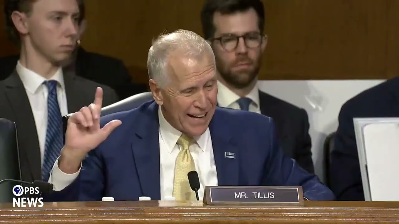 WATCH: Tillis blasts Noem over FEMA failure