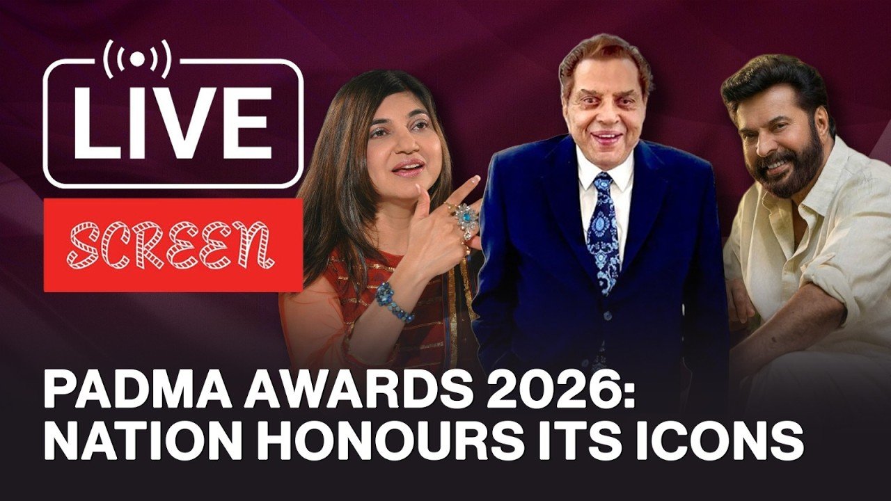 Padma Awards 2026 LIVE | Dharmendra, Mammootty, Alka Yagnik, R Madhavan Honoured