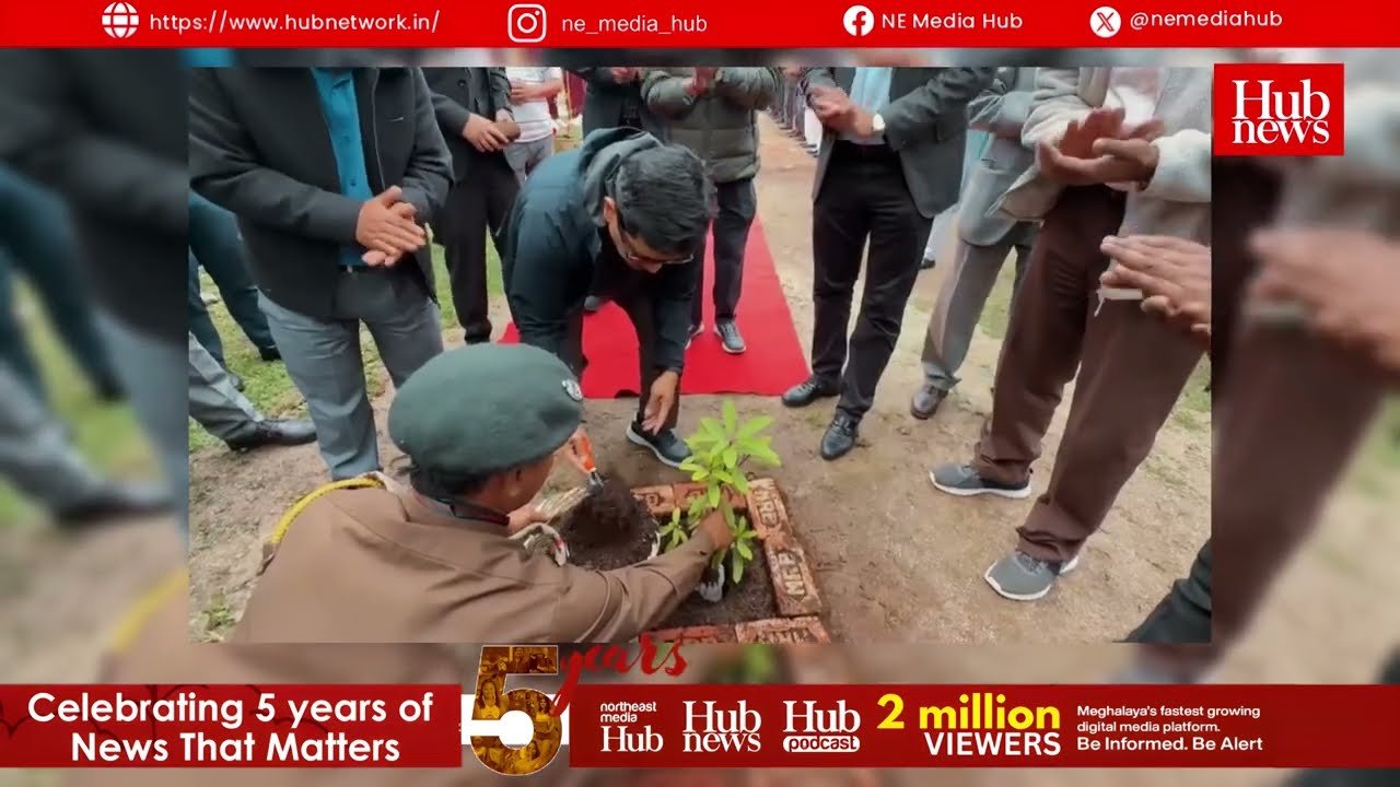 Celebrating World Environment Day 2026, Meghalaya CM Conrad led a Rhododendron plantation drive